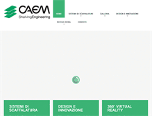 Tablet Screenshot of caem.it