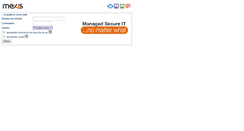 Desktop Screenshot of mail.caem.gob.mx